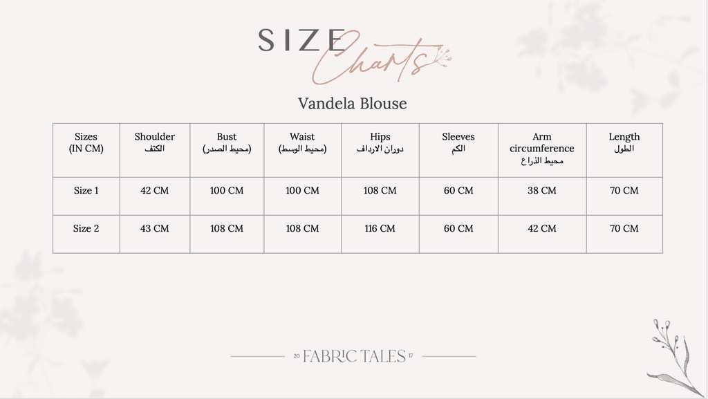 Vandela Champagne Blouse