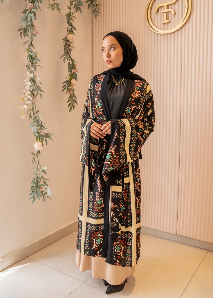Alora Black Kimono