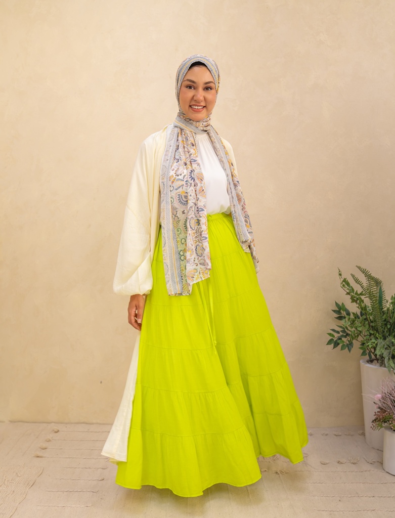Lime Phoebe Skirt