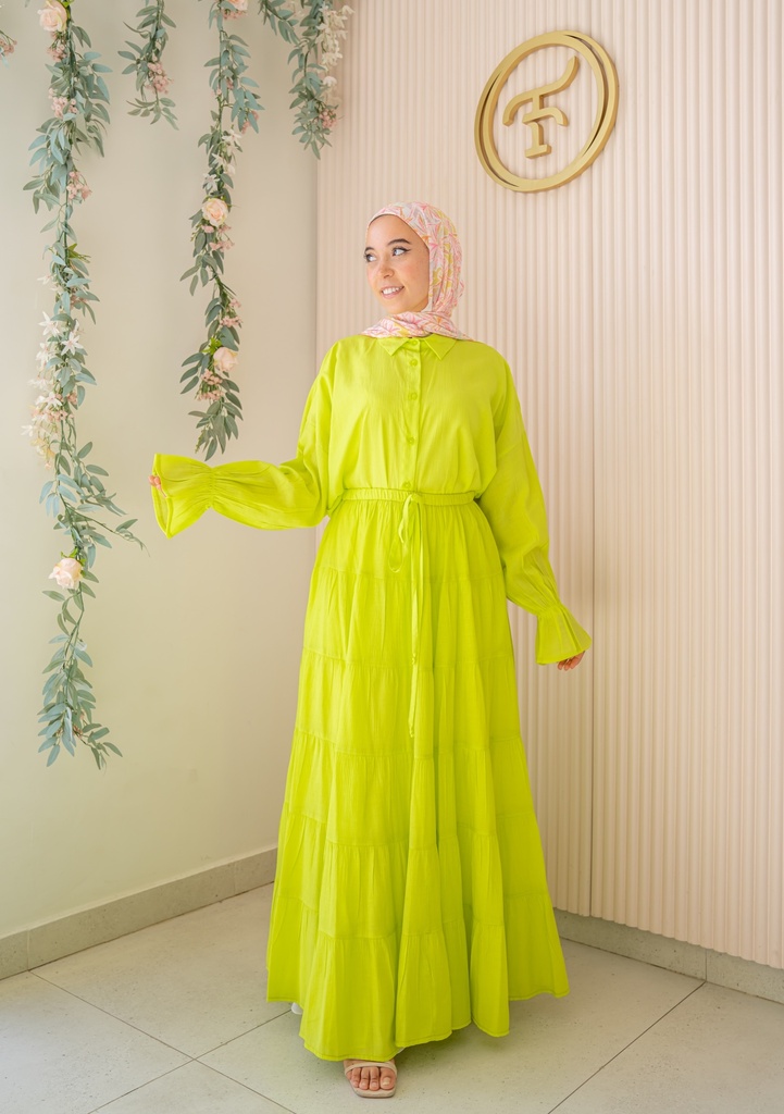 Lime Phoebe Skirt
