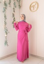 Aleena Fuchsia Wrap Dress