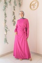 Aleena Fuchsia Wrap Dress