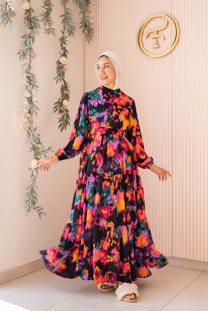 Lillia Black Dress