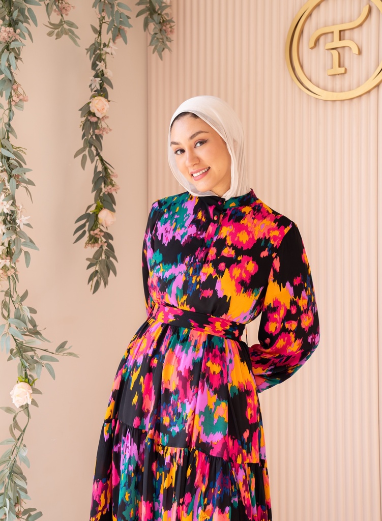 Lillia Black Dress