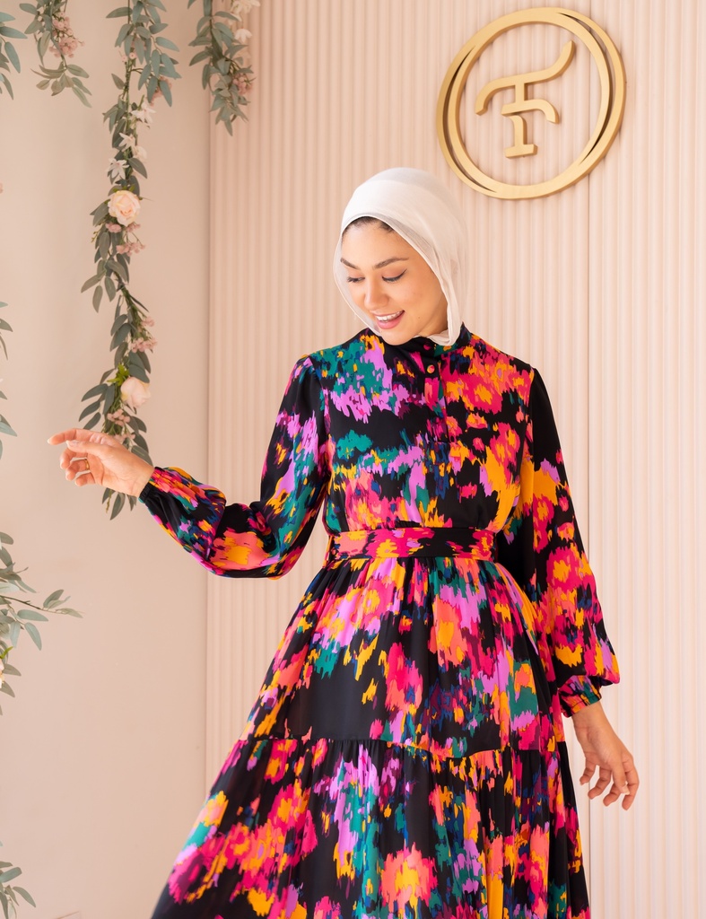 Lillia Black Dress