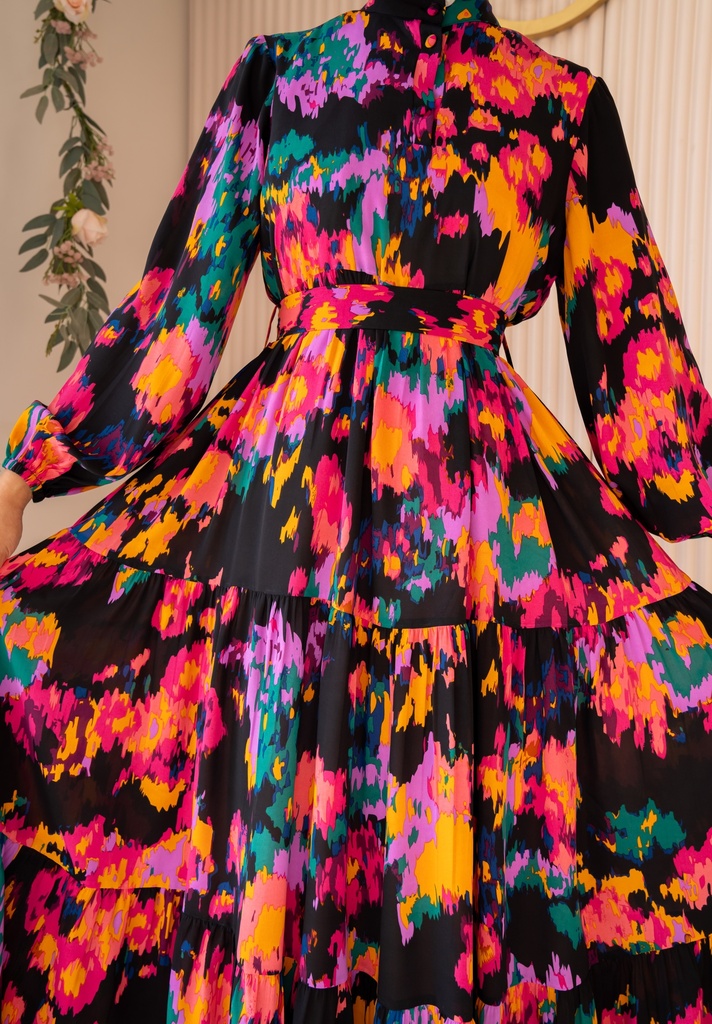 Lillia Black Dress