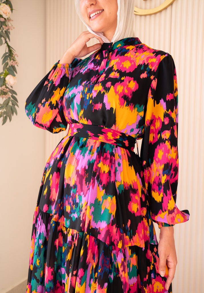 Lillia Black Dress