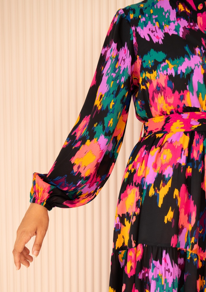 Lillia Black Dress