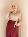 Vandela Champagne Blouse