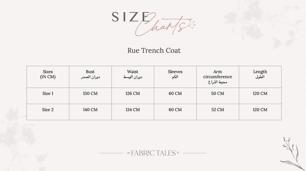 Crème Rue Trench Coat