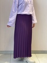 Mauve Doris Accordion Skirt