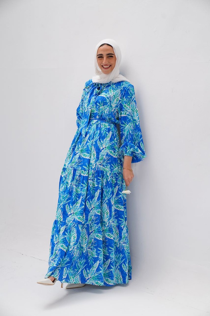 Blue Protea Dress