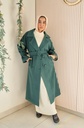 Teal Rue Trench Coat (Size 1)