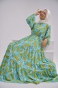 Lime Protea Dress