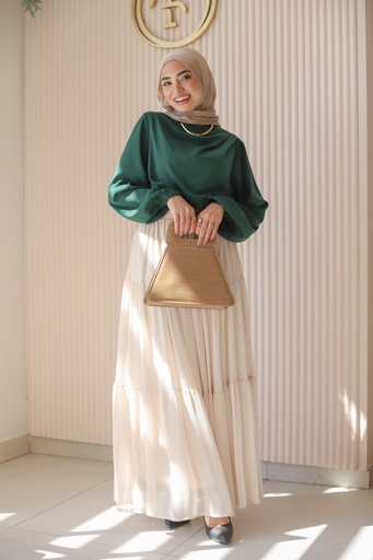 Dark green Solana Blouse
