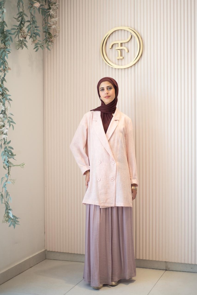 Peach Offbeat Blazer   