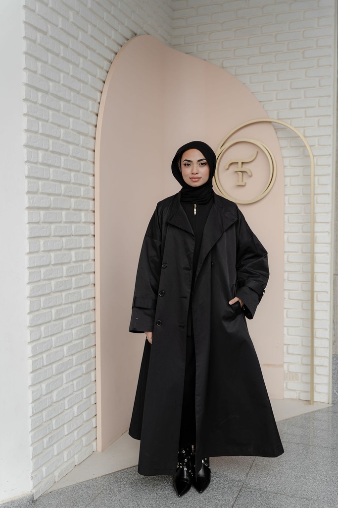 Black Crete Coat