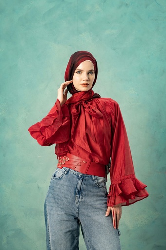Cyprus Blouse      (M, Red)