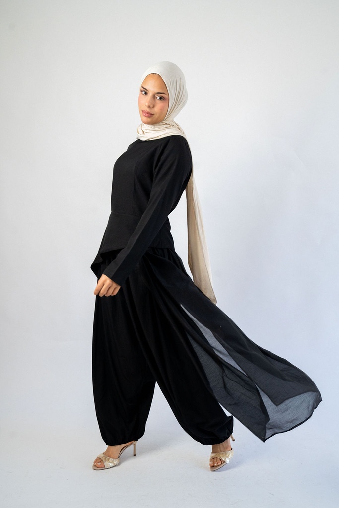 Black Milan Blouse 