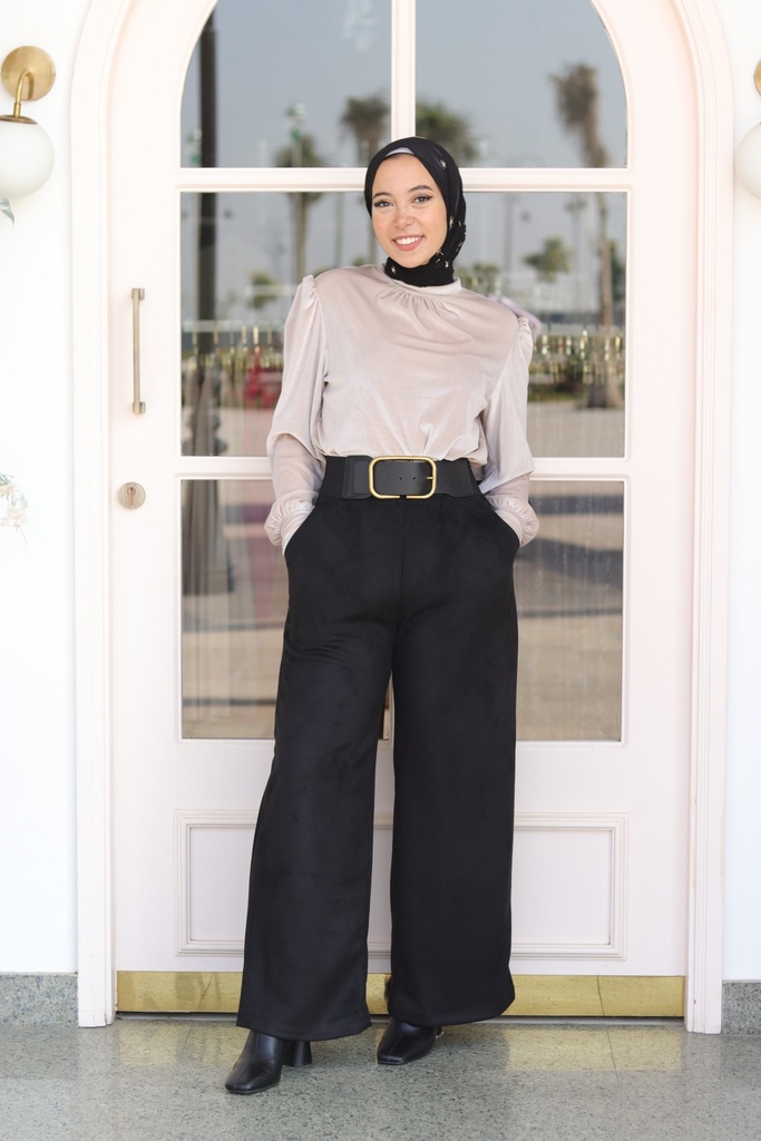 Black Suede pants