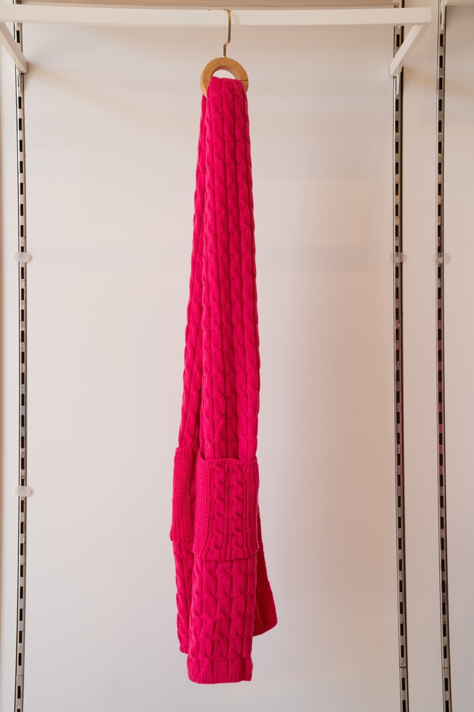 Poppy Fuchsia Shawl