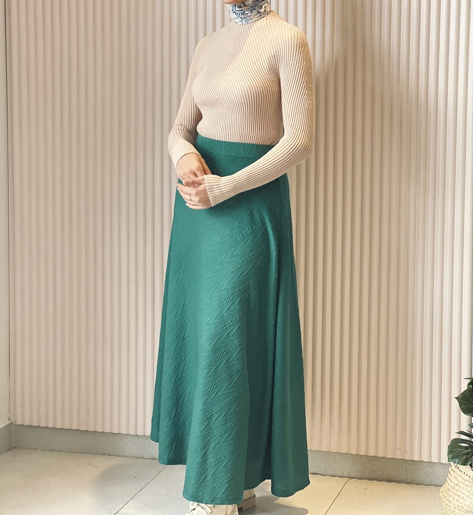 January Green Skirt