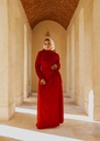 Aleena Red Wrap Dress