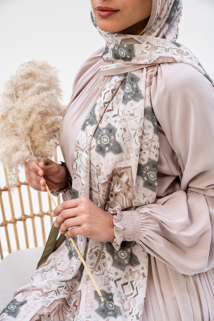 Beige Turtleneck Blouse