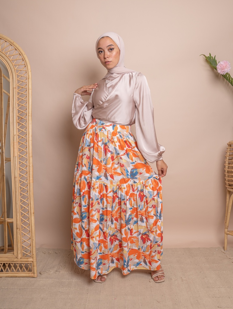 Orange Lori Skirt