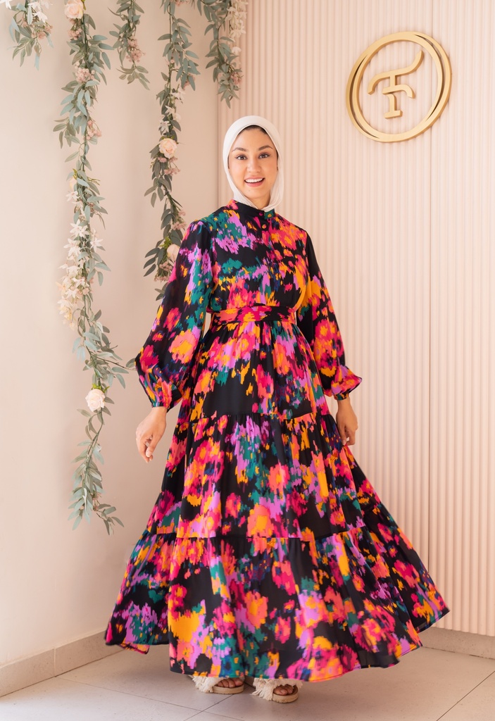 Lillia Black Dress