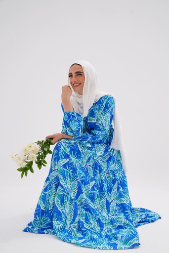 Blue Protea Dress