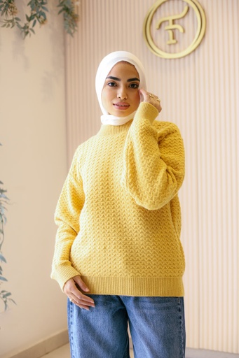 Butter Yellow Cable Heart