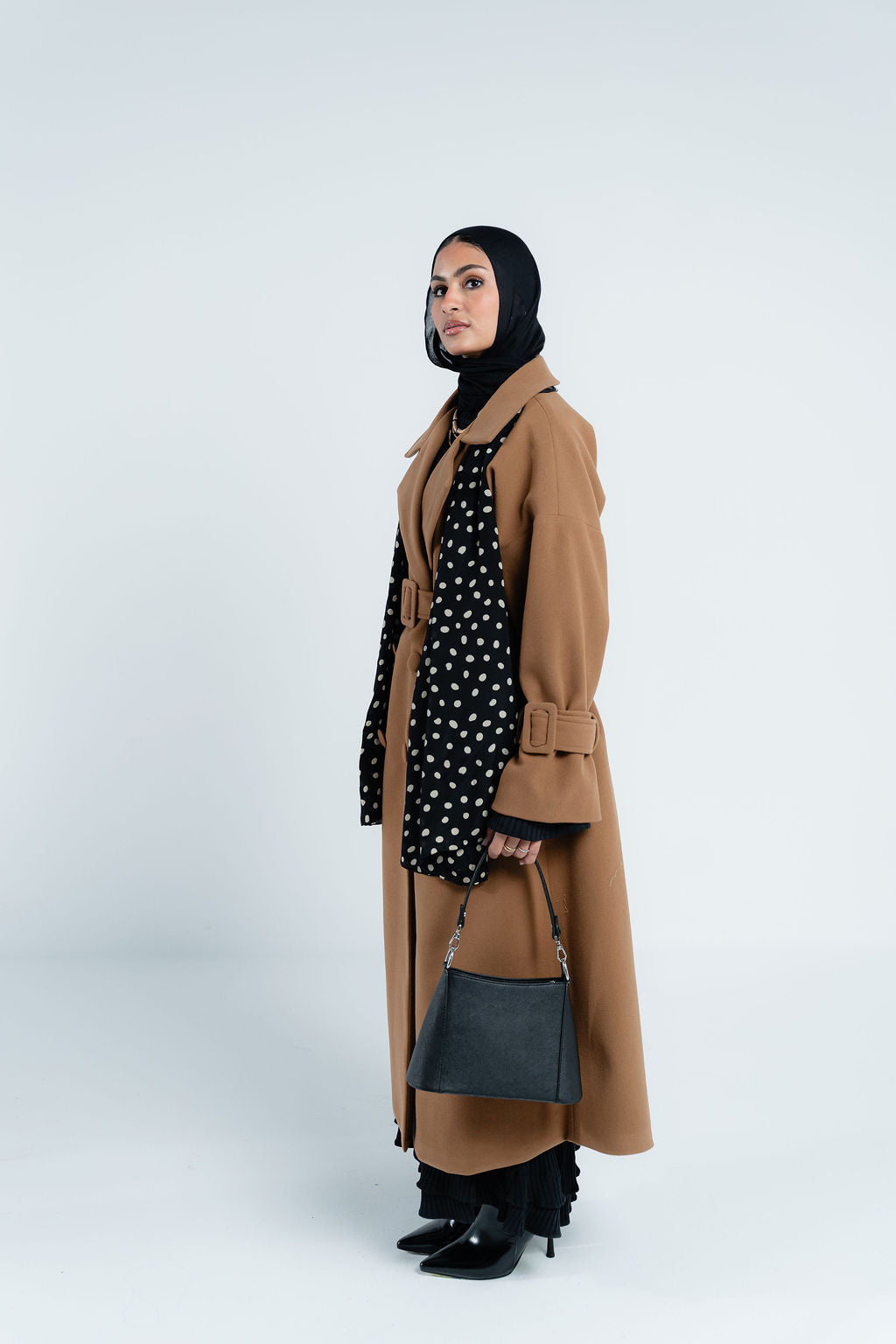 Camel Rue Trench Coat