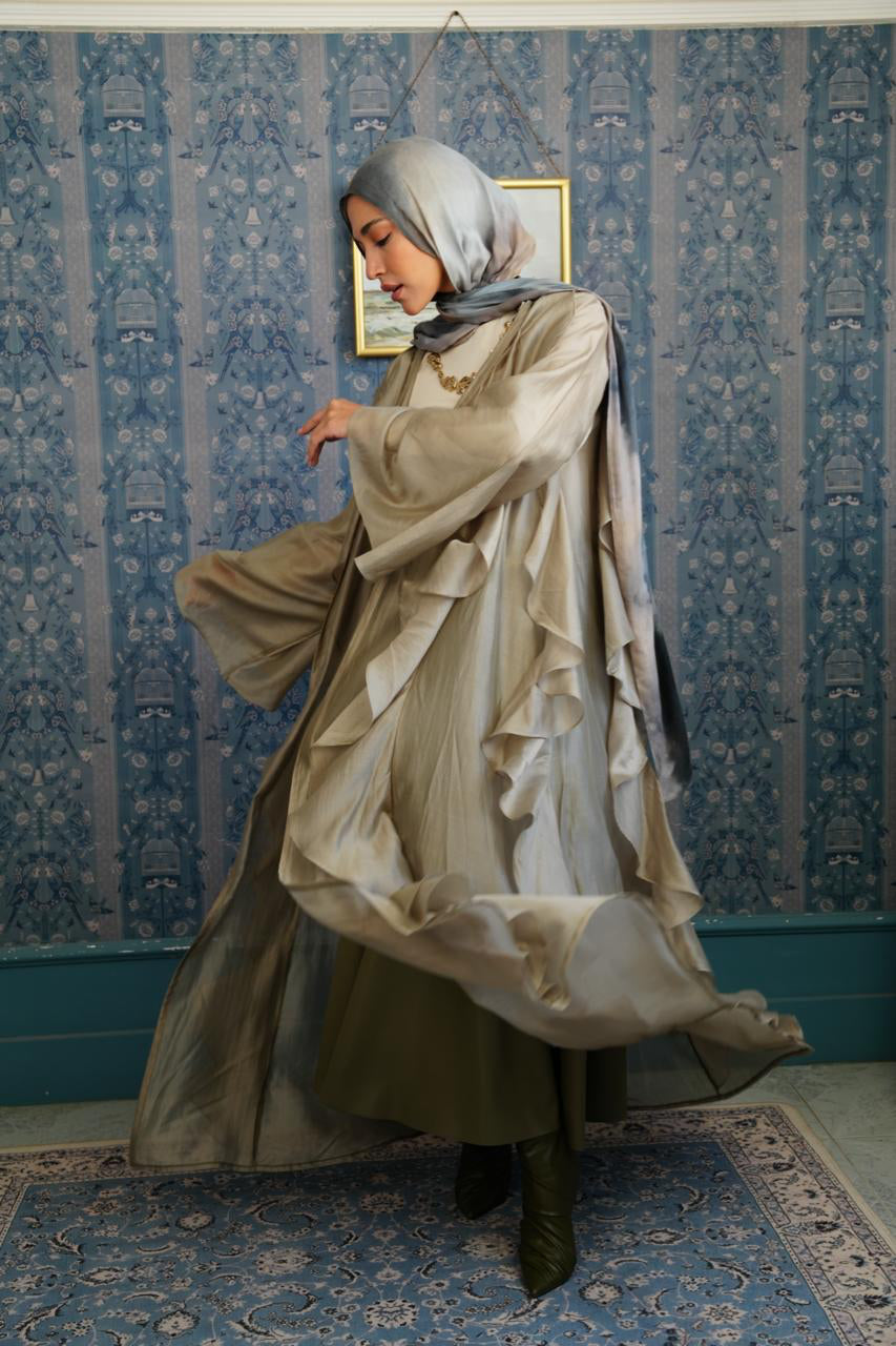 Greige Aleppo Kaftan
