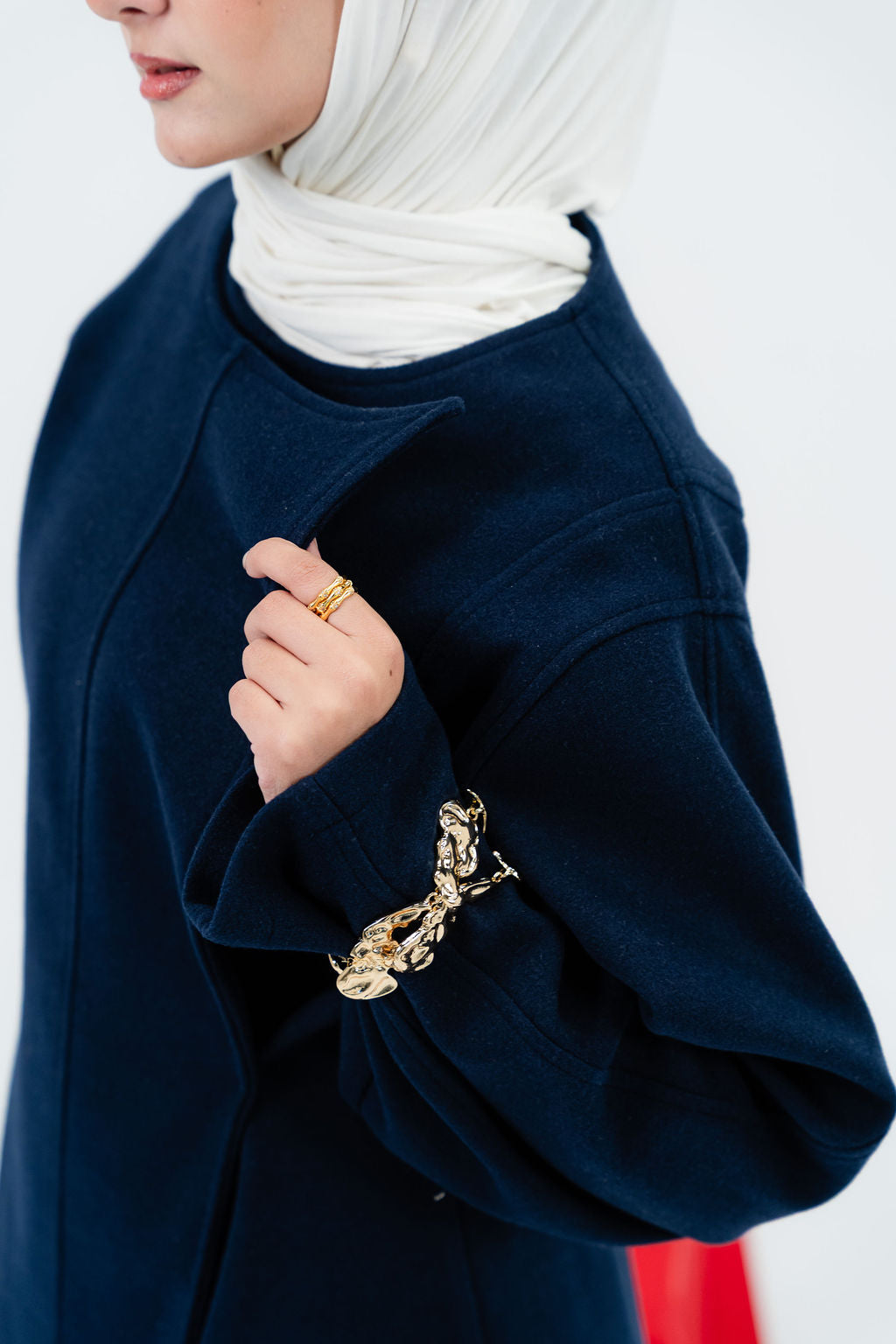 Navy Kindah Jacket