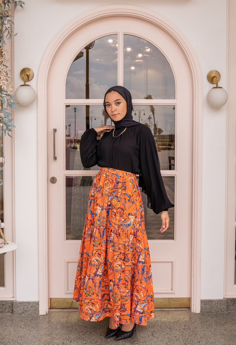 Black Cathy Blouse