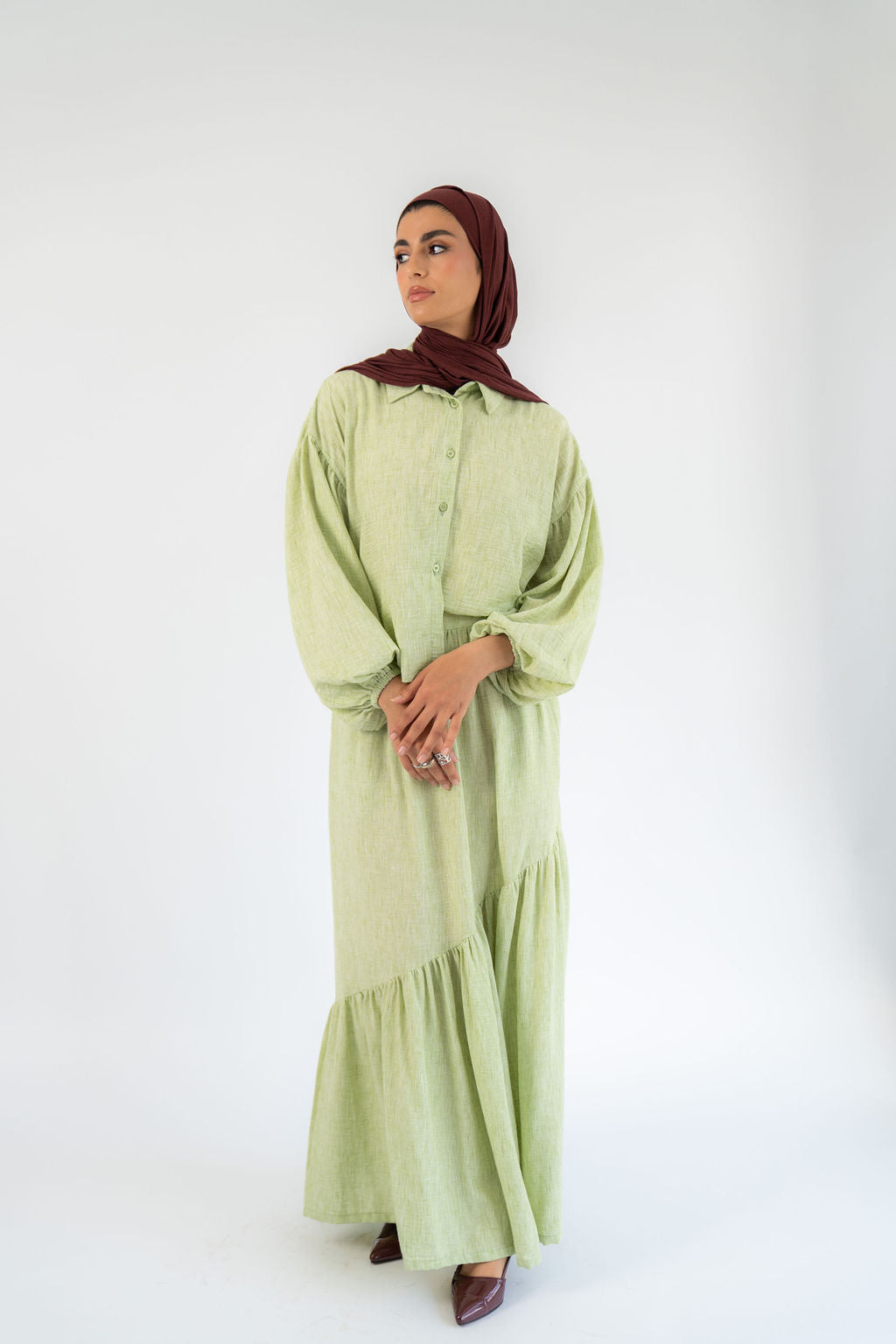 Matcha Celeste Skirt