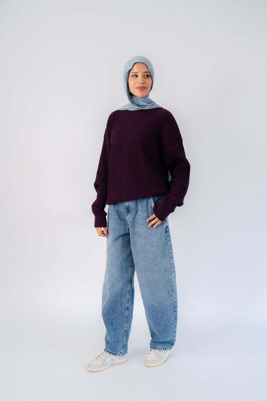 Dark Balloon Fit Pants