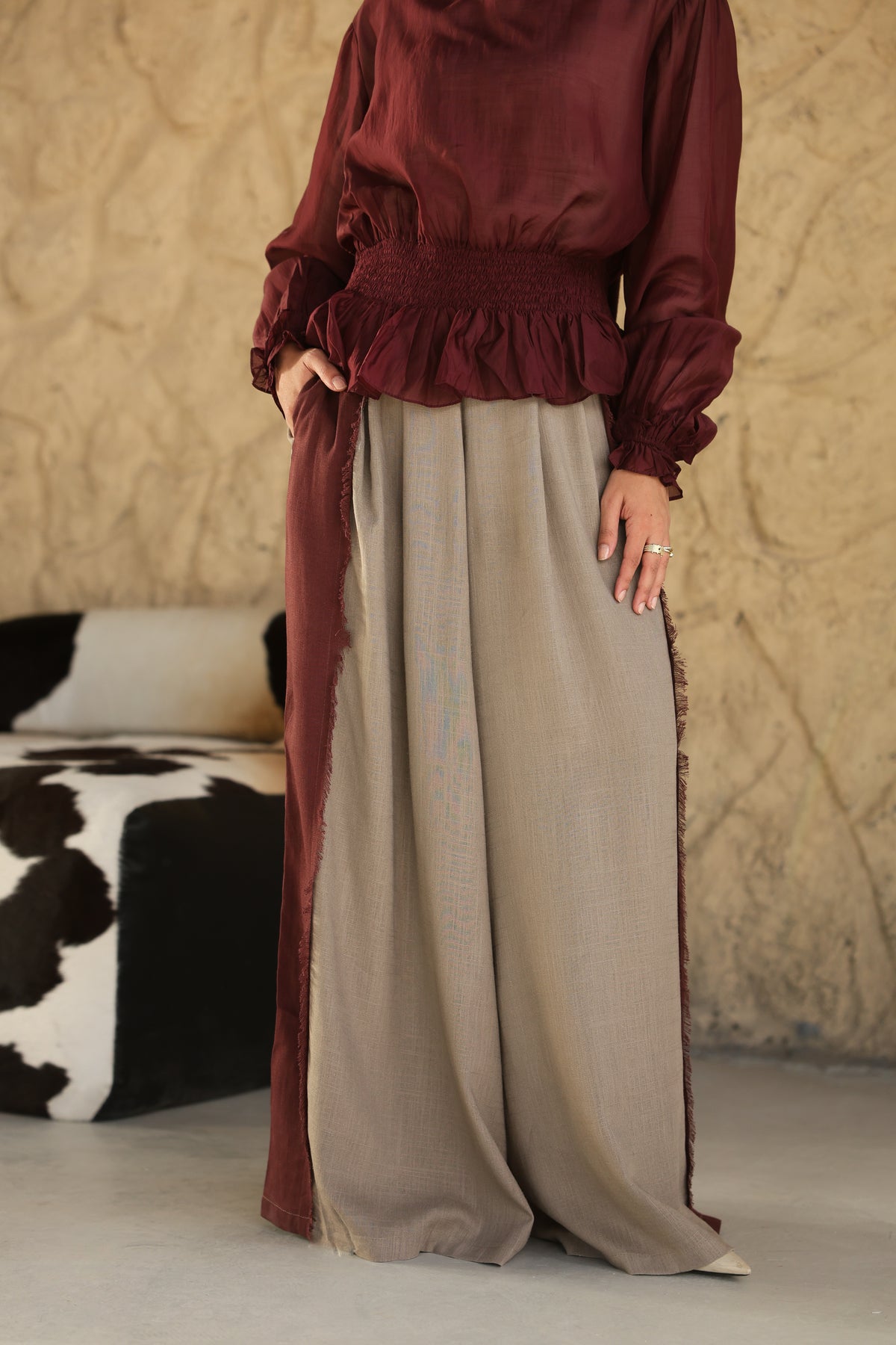 Plum Nola Blouse