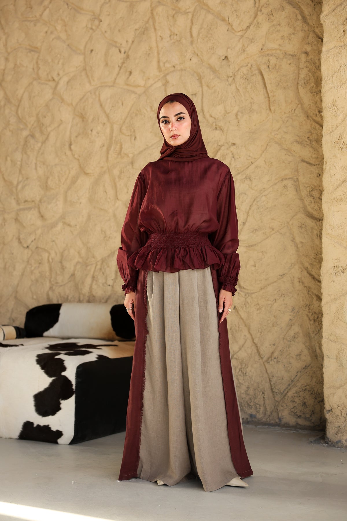 Plum Nola Blouse