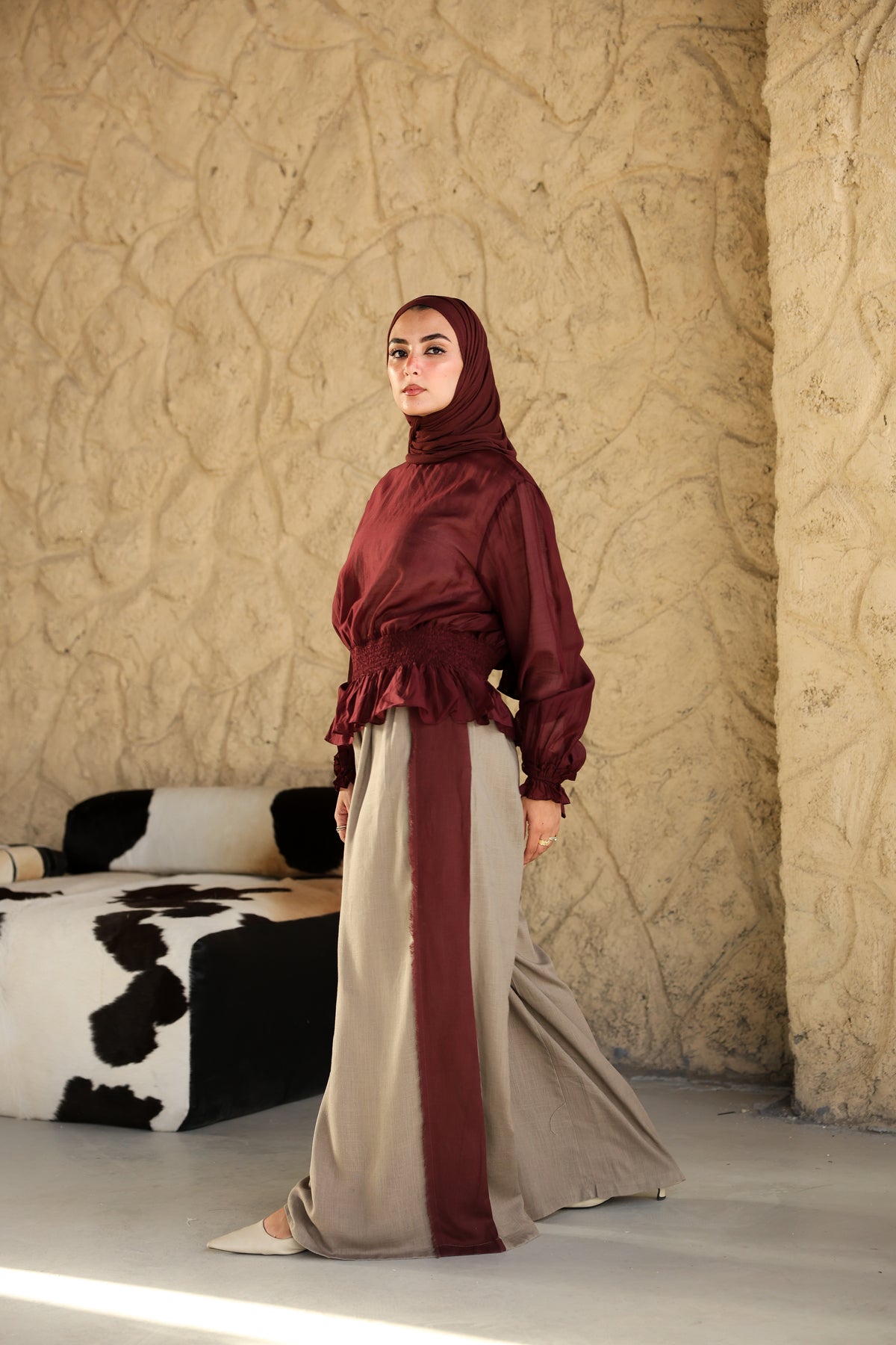 Plum Nola Blouse