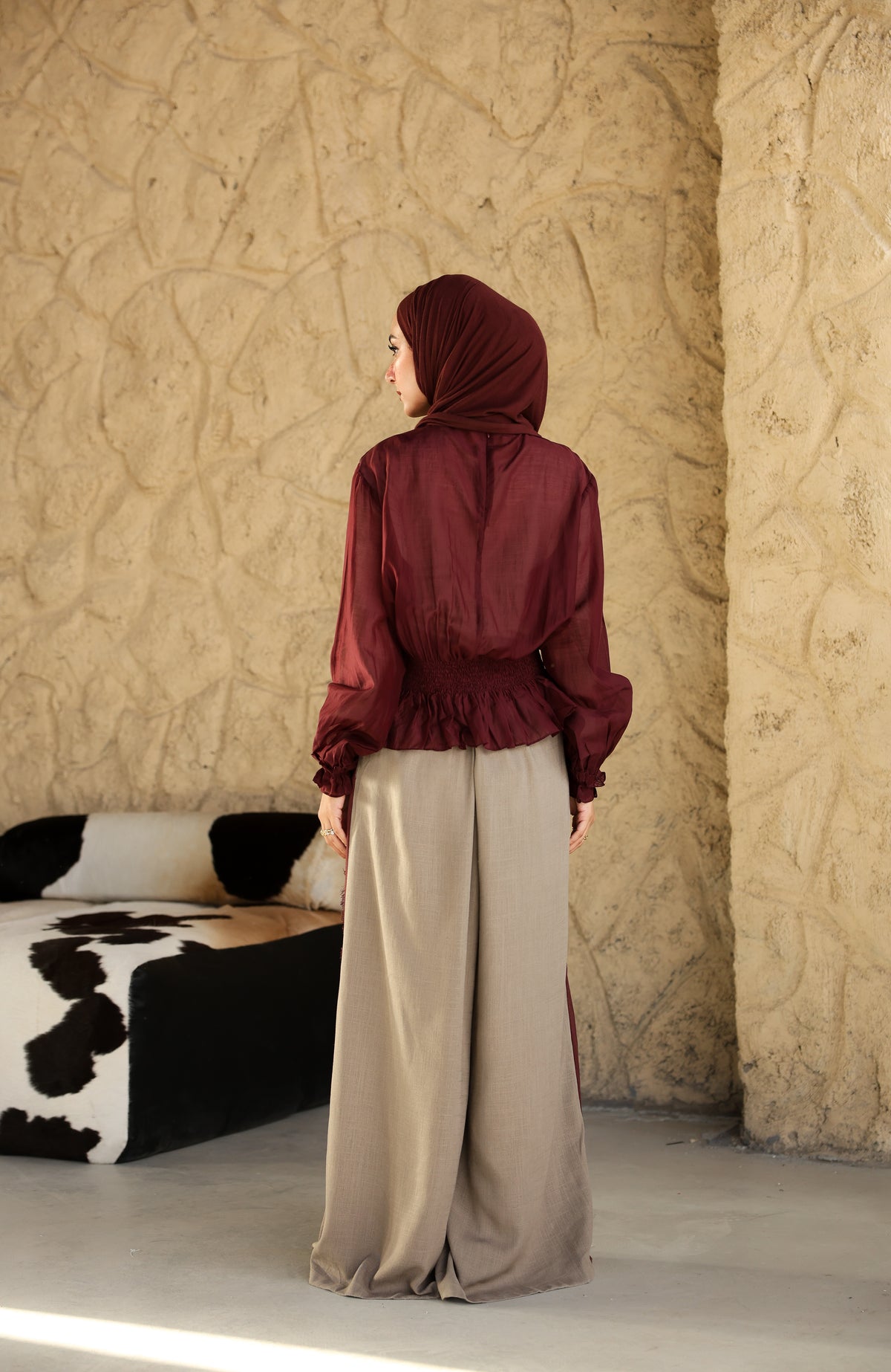 Plum Nola Blouse