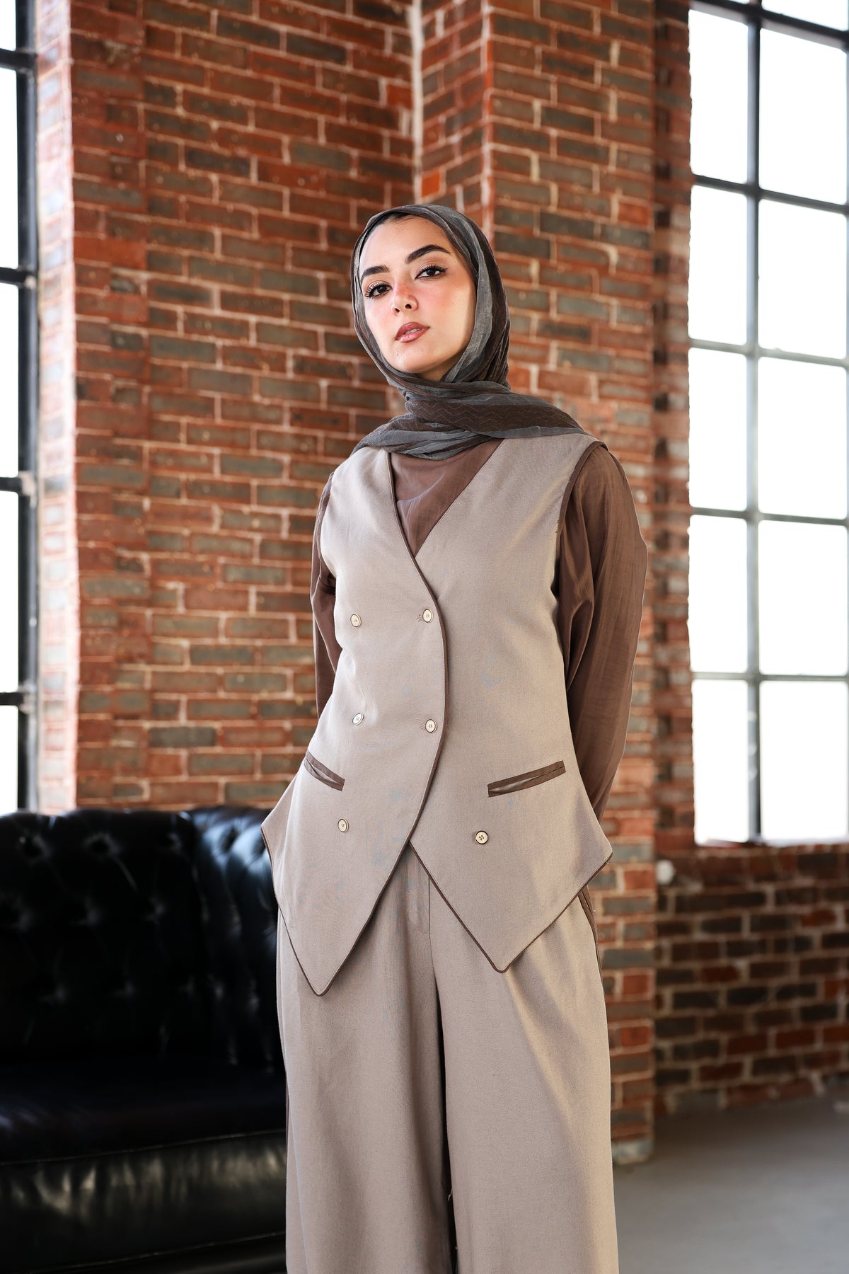 Latte Livia Vest