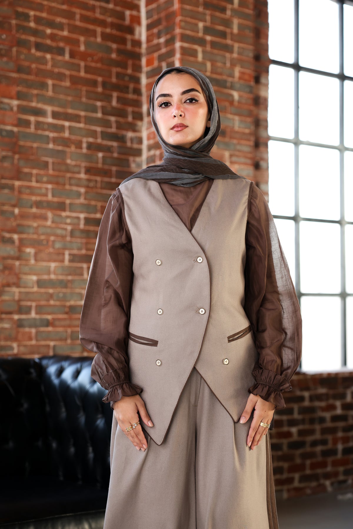 Latte Livia Vest