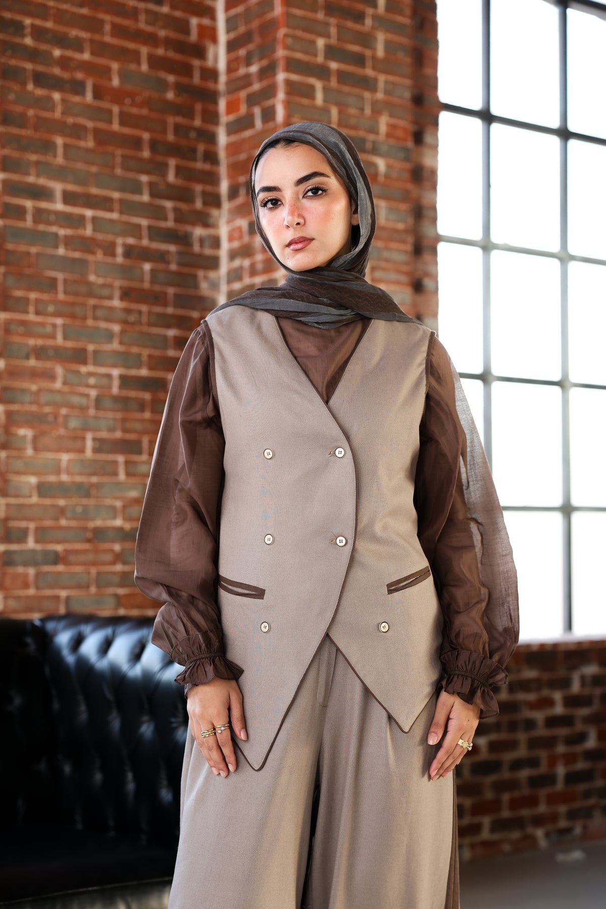 Latte Livia Vest