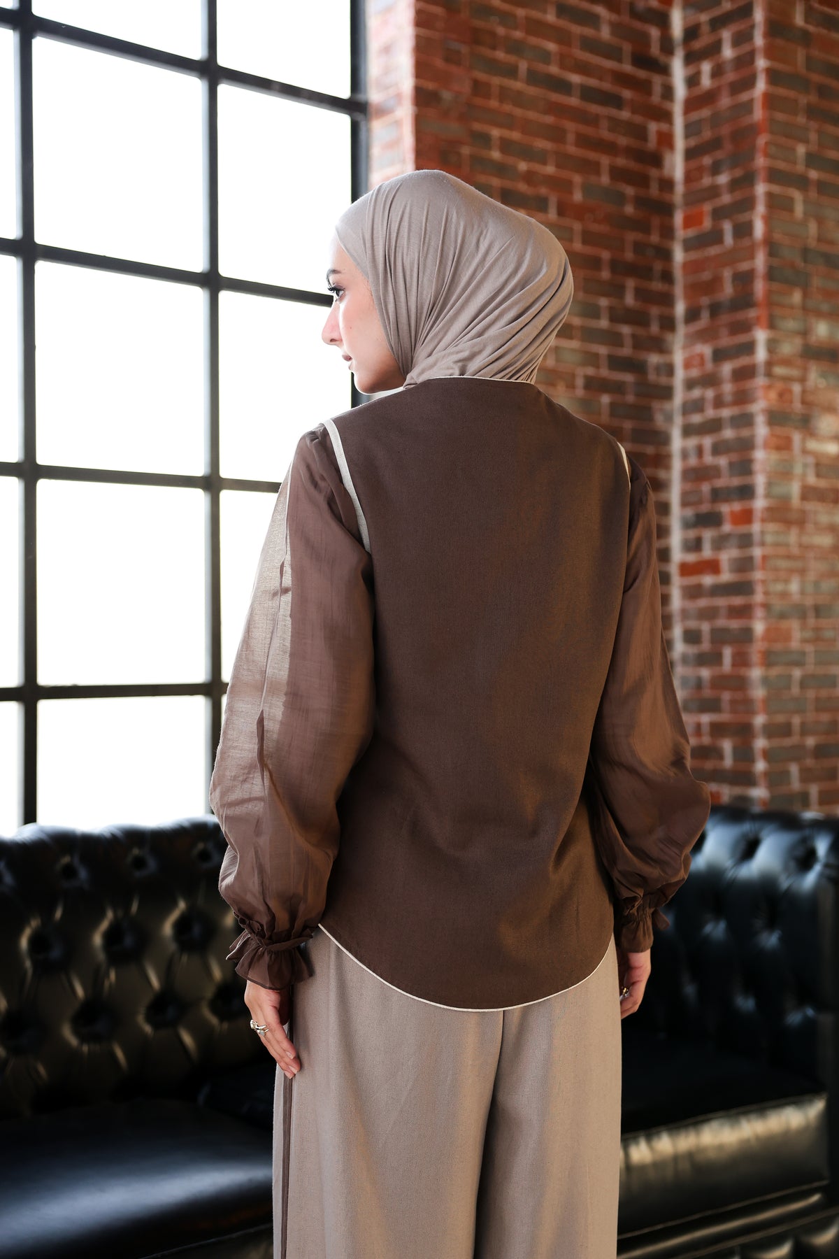 Espresso Livia Vest