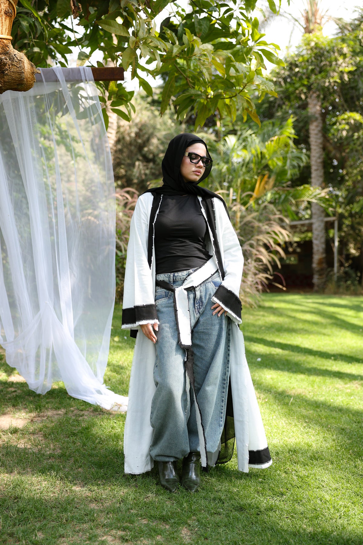 White Aveline Cardigan