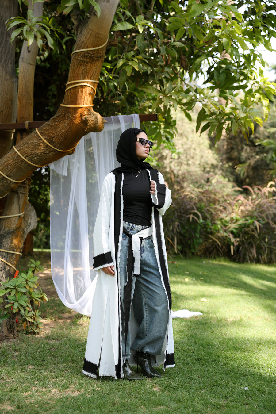 White Aveline Cardigan