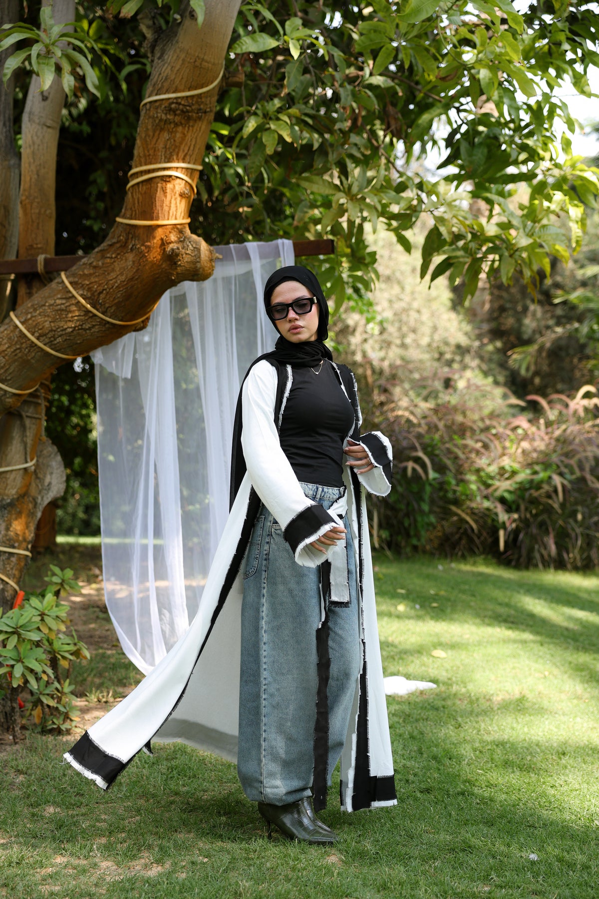 White Aveline Cardigan