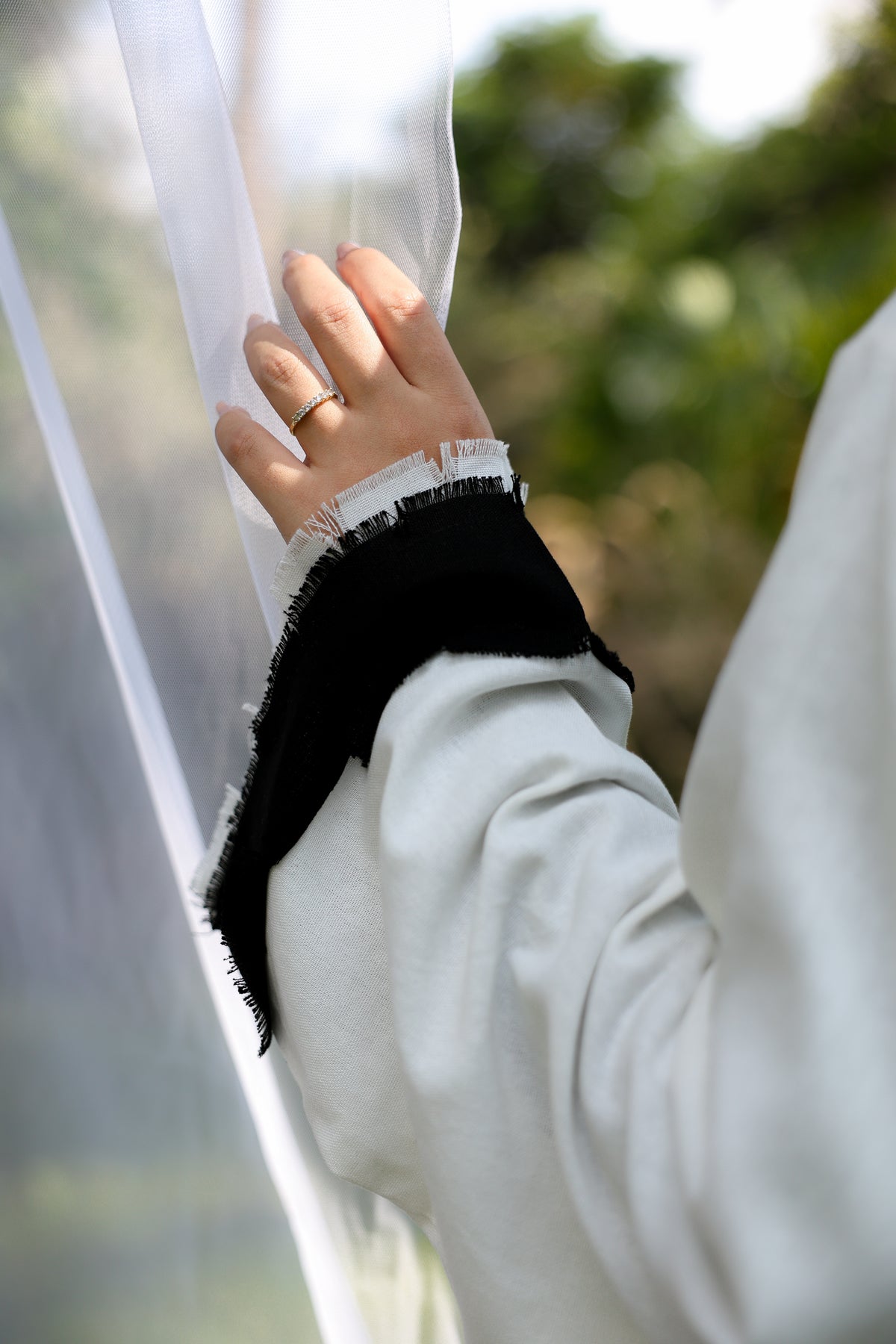 White Aveline Cardigan